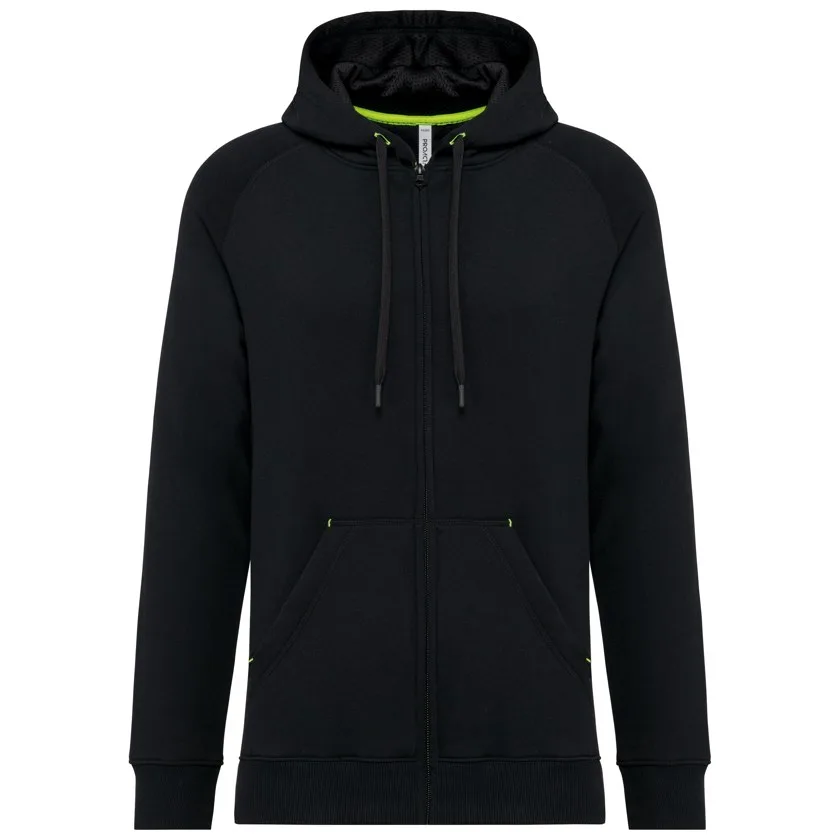 Unisex-kapuzenjacke mit zipper