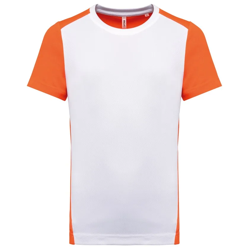 White / Fluorescent Orange