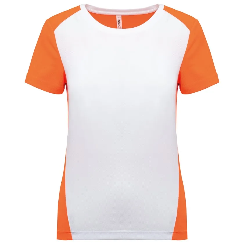 White / Fluorescent Orange