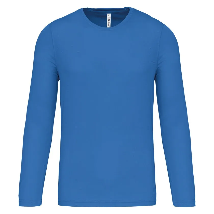 Herren Basic Sport Funktionsshirt Langarm