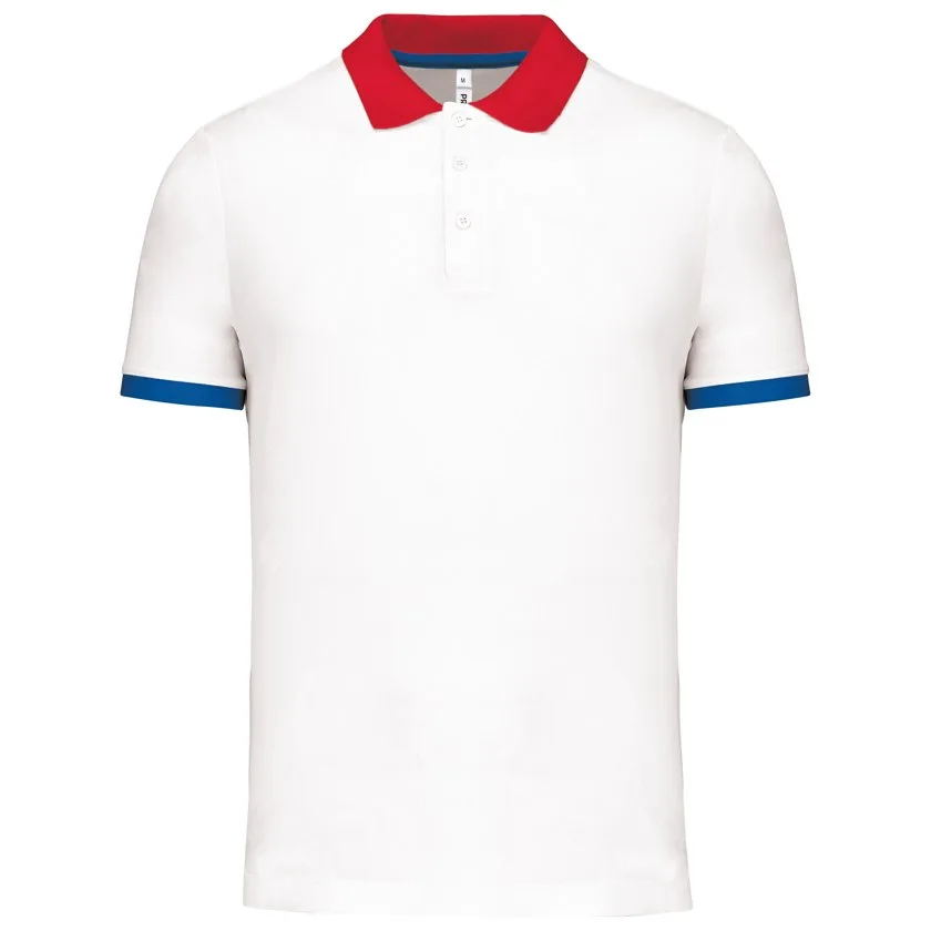 White / Red / Sporty Royal Blue