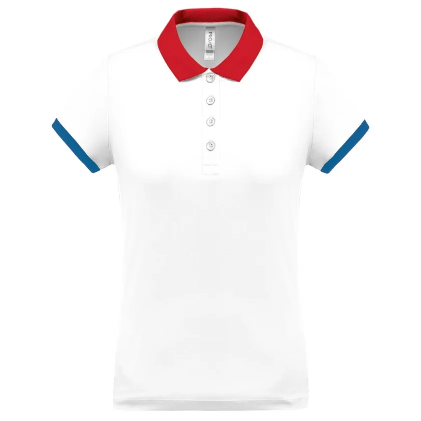White / Red / Sporty Royal Blue