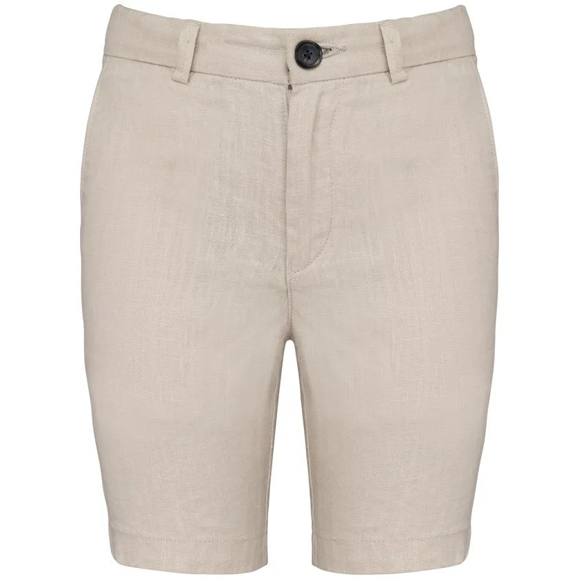 Bermuda-Shorts aus Leinen für Jungen
