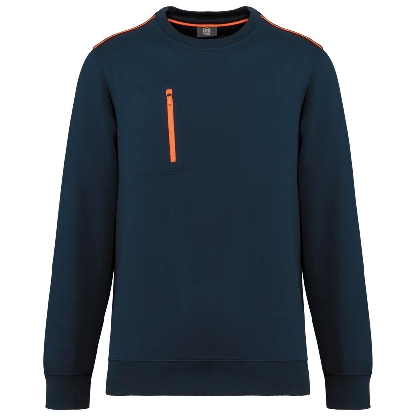 Navy / Fluorescent Orange
