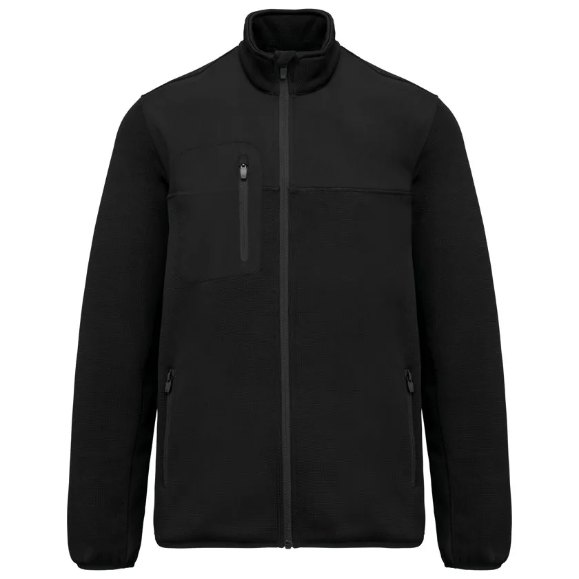Recycelte Herren Polyestertrikot Jacke