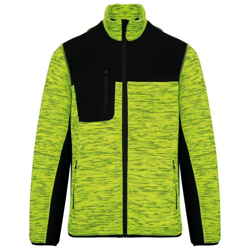 Fluorescent Yellow Melange / Black