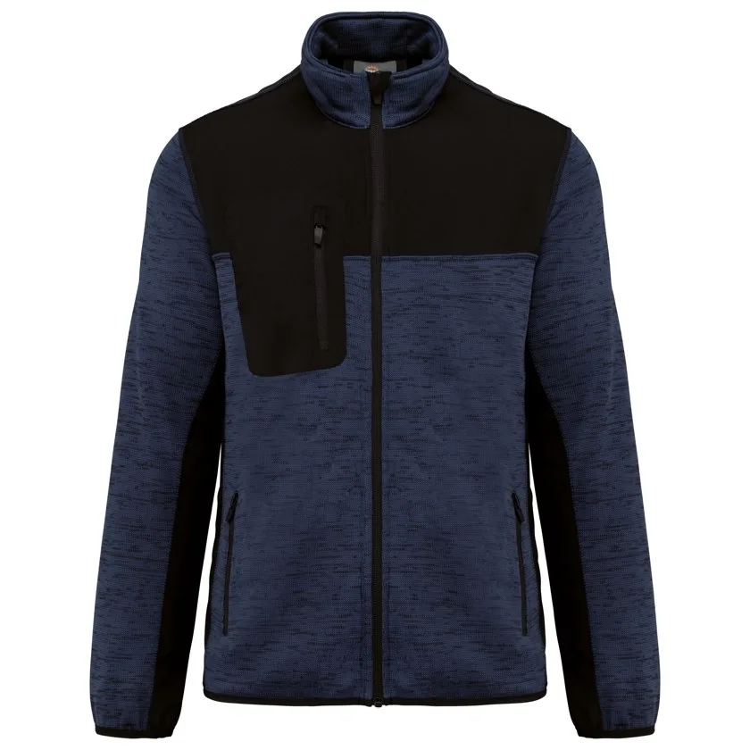 Navy Melange / Black