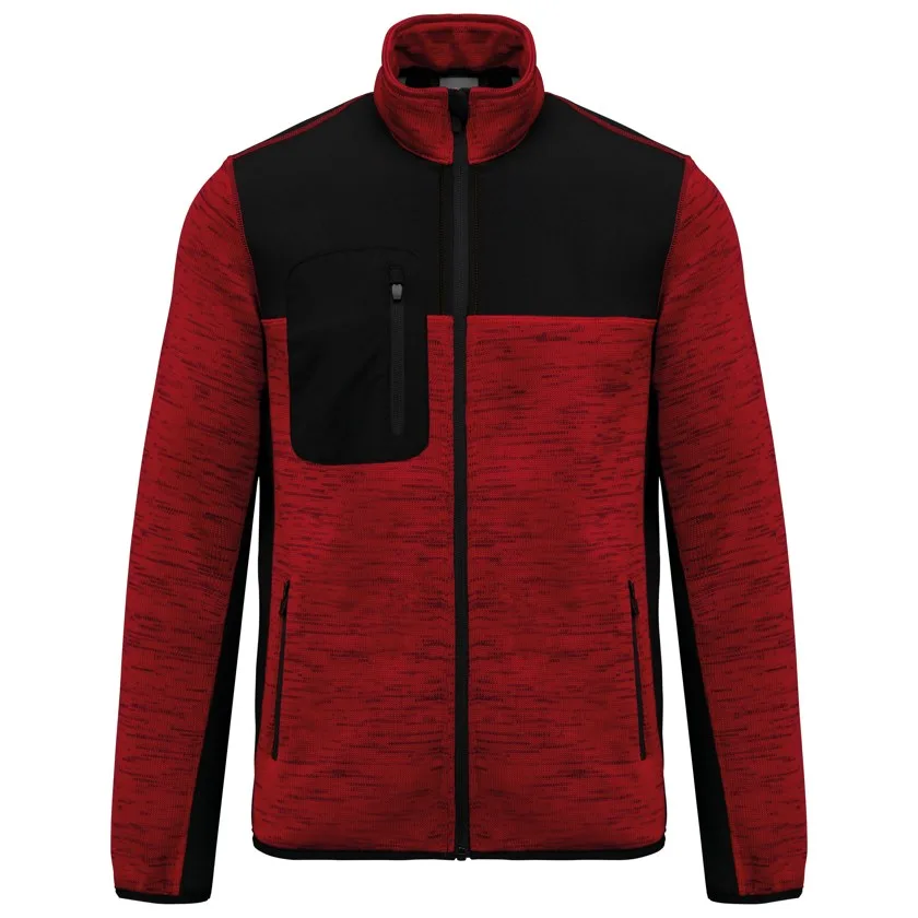 Red Melange / Black