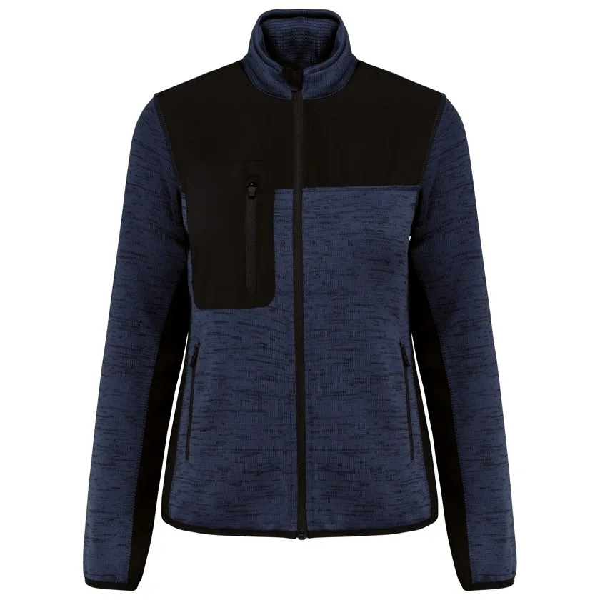 Navy Melange / Black