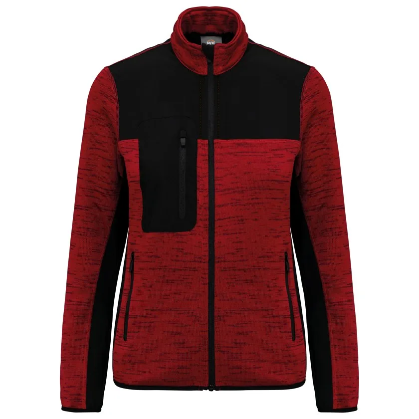 Red Melange / Black