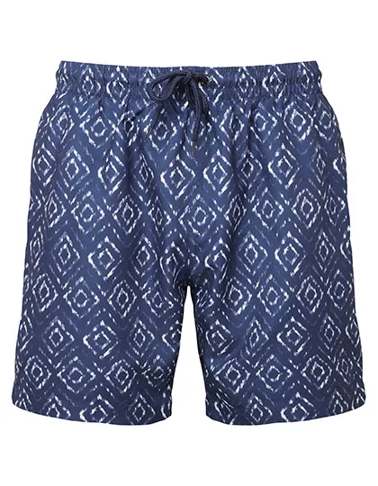 Navy-White-Aztec
