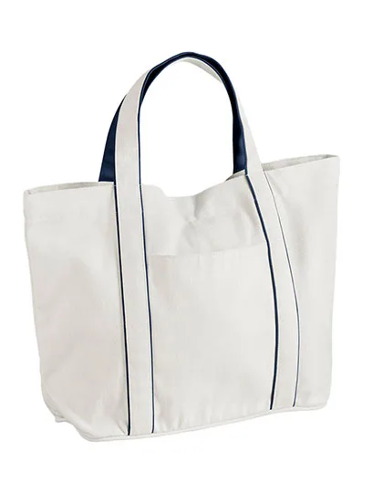 Soft White / French Navy