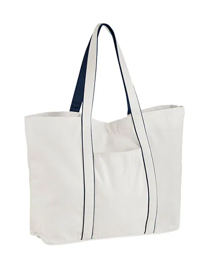 Soft White / French Navy