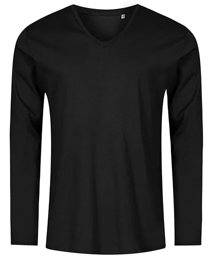 Men´s V-Neck T-Shirt Long Sleeve