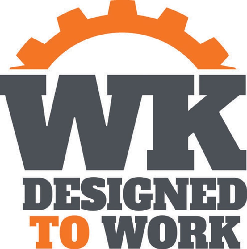 WK. Designed to Work Logo