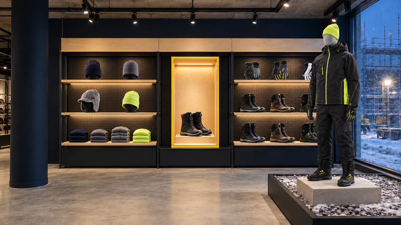 Blåkläder Showroom: Von Kopf bis Fuß