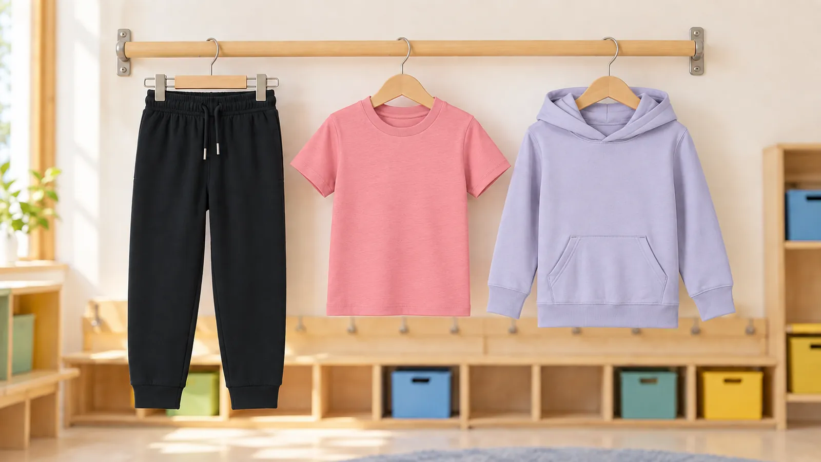 Kinderausstattung Mädchen: Mini Mover 2.0 — Die Iconic Kinder-Jogginghose, Mini Creator 2.0 — Das Iconic Kinder-T-Shirt, Mini Cruiser 2.0 — Der Iconic Kinder-Hoodie.
