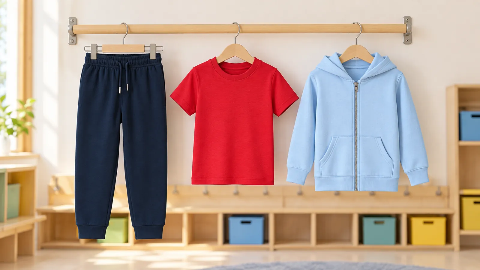 Kinderausstattung Jungen: Mini Mover 2.0 — Die Iconic Kinder-Jogginghose, Mini Creator 2.0 — Das Iconic Kinder-T-Shirt, Mini Cultivator 2.0 — Der Iconic Kinder-Zip-Hoodie.
