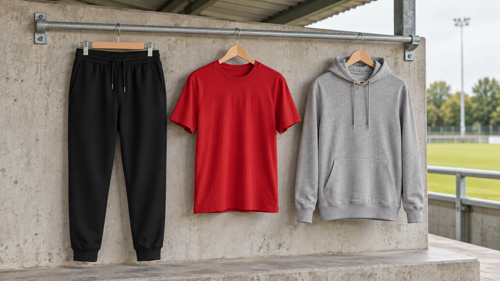 Herrenausstattung: Mover 2.0 — Die Iconic Unisex-Jogginghose, Creator 2.0 — Das Iconic Unisex-T-Shirt, Cruiser 2.0 — Der Iconic Unisex-Hoodie.