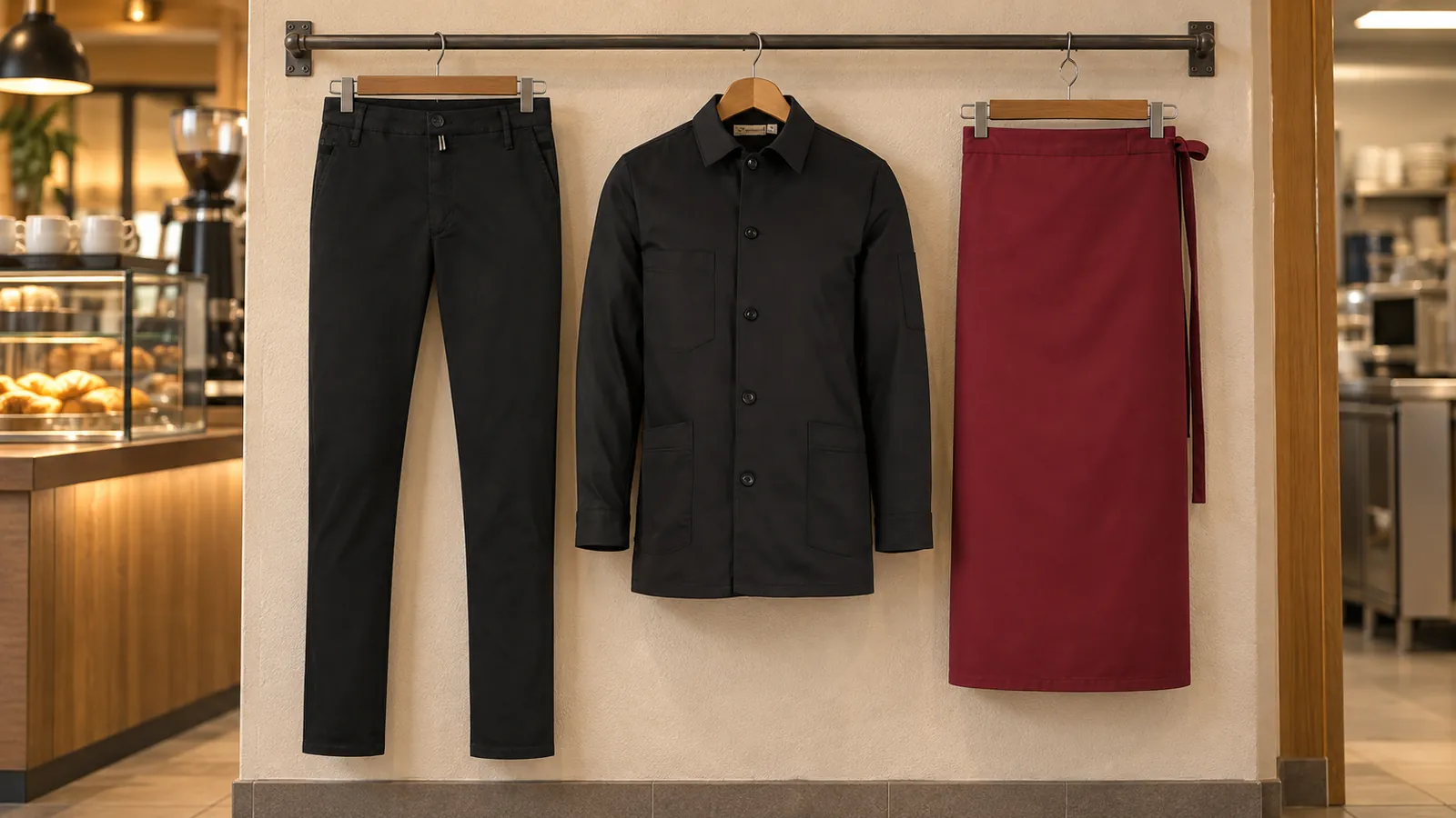 Herrenausstattung: Chinohose X-Stretch, Jigger, Maitre.