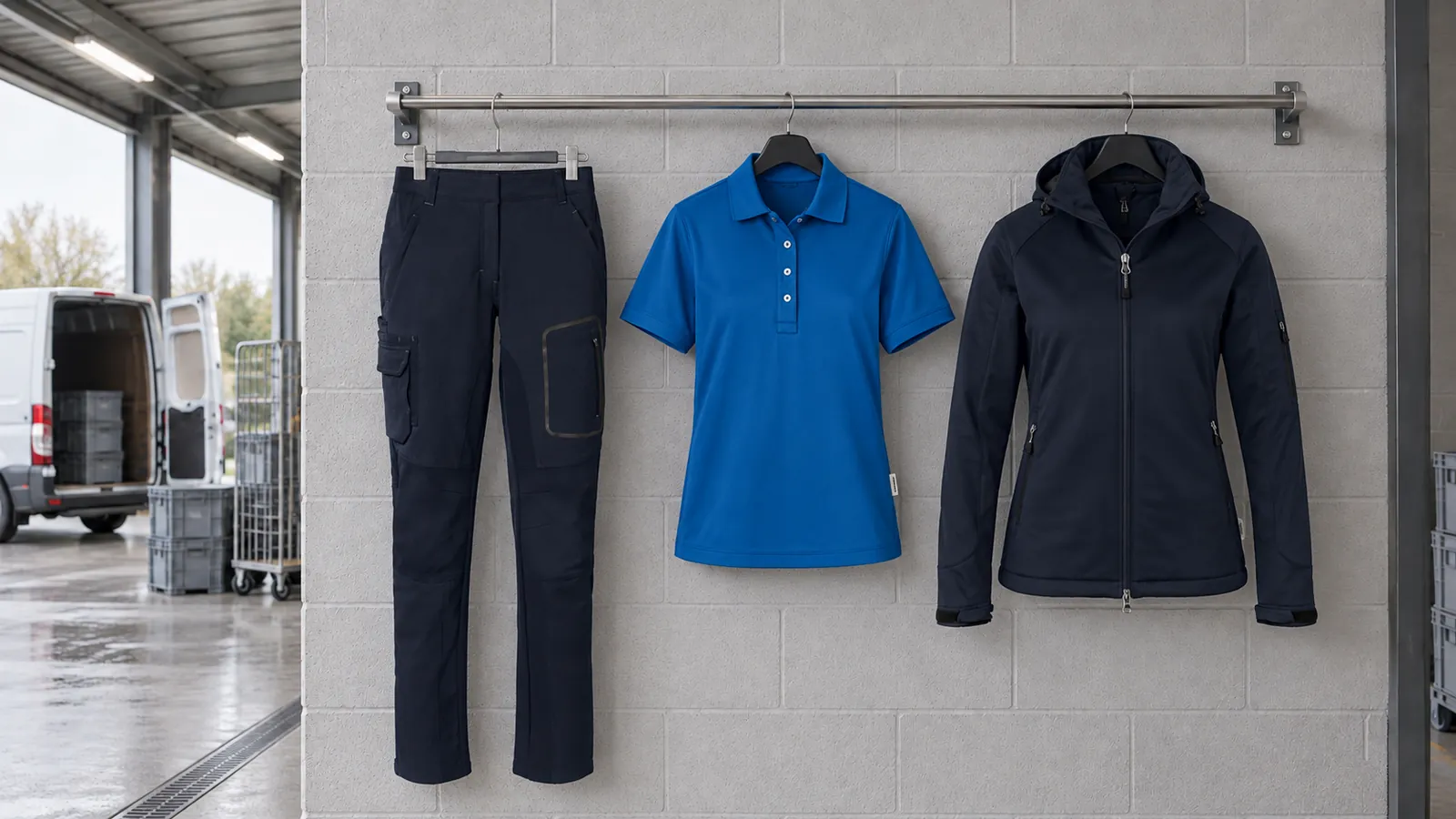 Damenausstattung: Damen Activehose, Damen Poloshirt COOLMAX® ECO, Damen Softshelljacke.