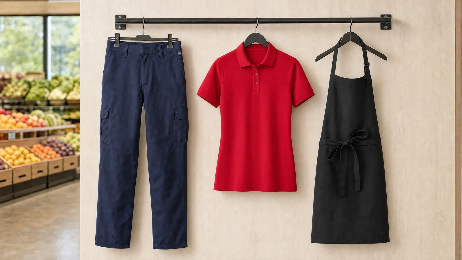 Damenausstattung: COMBAT DAMEN BUNDHOSE, Kurzarm-Polohemd für Damen, Schürze aus mischgewebe ohne Tasche.