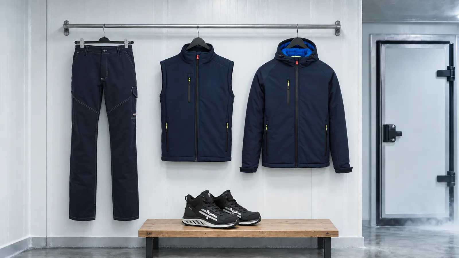Herrenausstattung: Worker Winter, Creek Vest Pad, Gale Pad, X-Moon Mid.